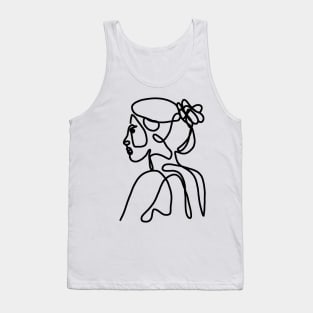 Woman silhouette Tank Top